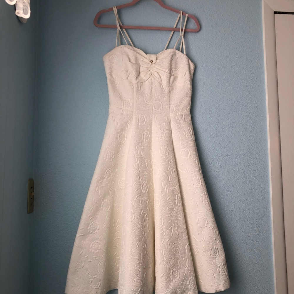 Stunning ivory vintage inspired dress